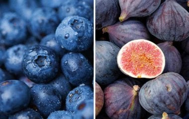 alimentos azules antioxidantes