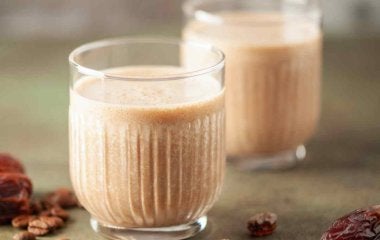 Licuado de avena con café receta